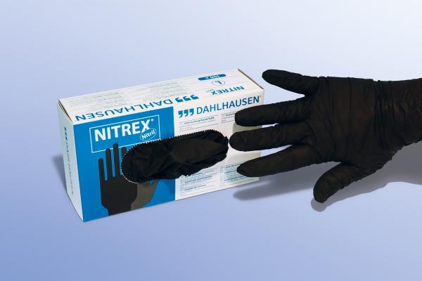 Einmal-Nitril-Handschuhe, ungepudert -schwarz-