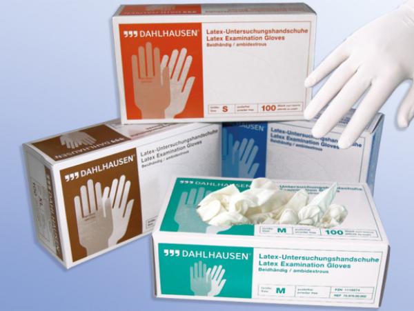 Dahlhausen Latex-Einmalhandschuhe