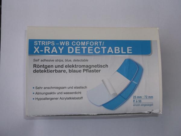 WB Comfort/X-RAY Pflasterstrips 2,5x7,2cm
