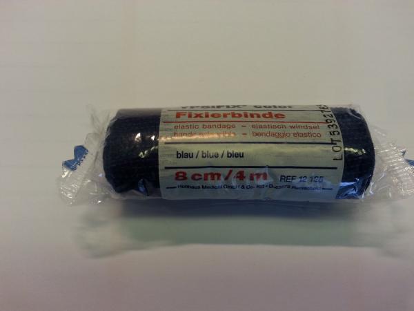 Fixierbinde DIN, 8cm -blau-